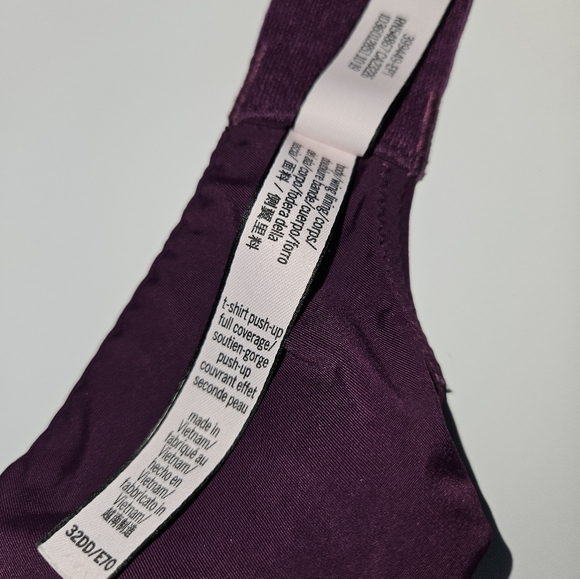 Victoria's Secret T-shirt Push-up Full Coverage Bra 32DD Purple - Picture 9 of 12